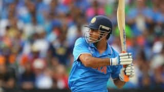 MS Dhoni scores 57th ODI half-century against Zimbabwe in ICC Cricket World Cup 2015